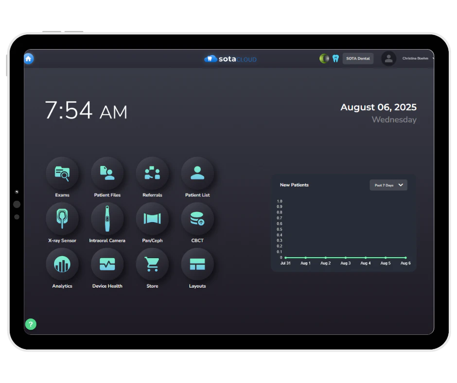 screenshot of SOTA Cloud